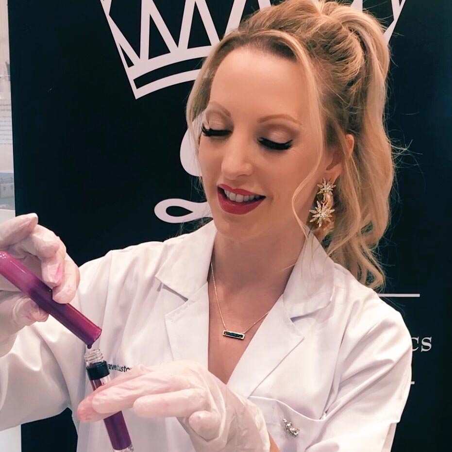 Custom Lipstick being made in Vegas