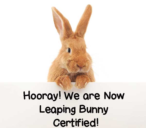 Dawes Custom Cosmetics is Leaping Bunny Certified 